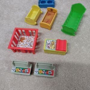 Fisher-Price Colorful Playset with Red, Yellow, and Green